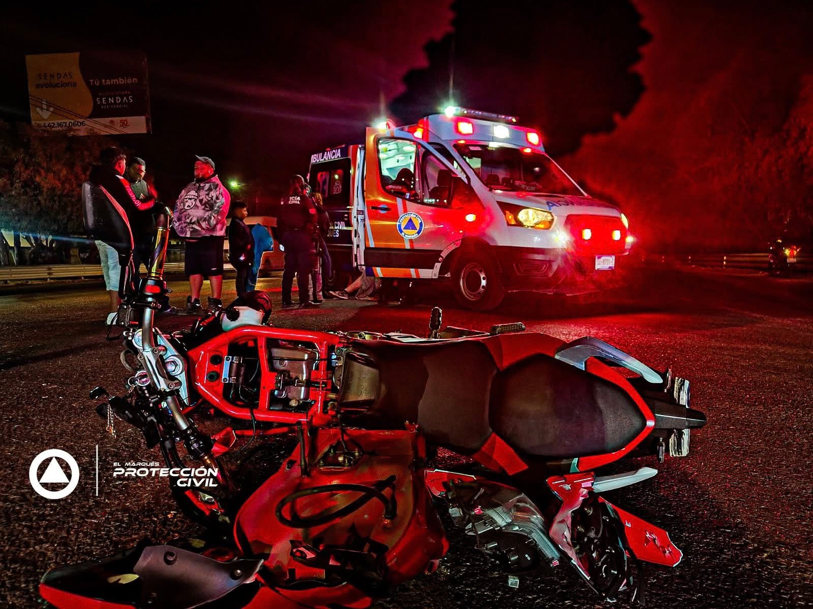 MOTOCICLISTA RESULTA LESIONADO TRAS IMPACTAR CONTRA CAMIÓN EN LA ...